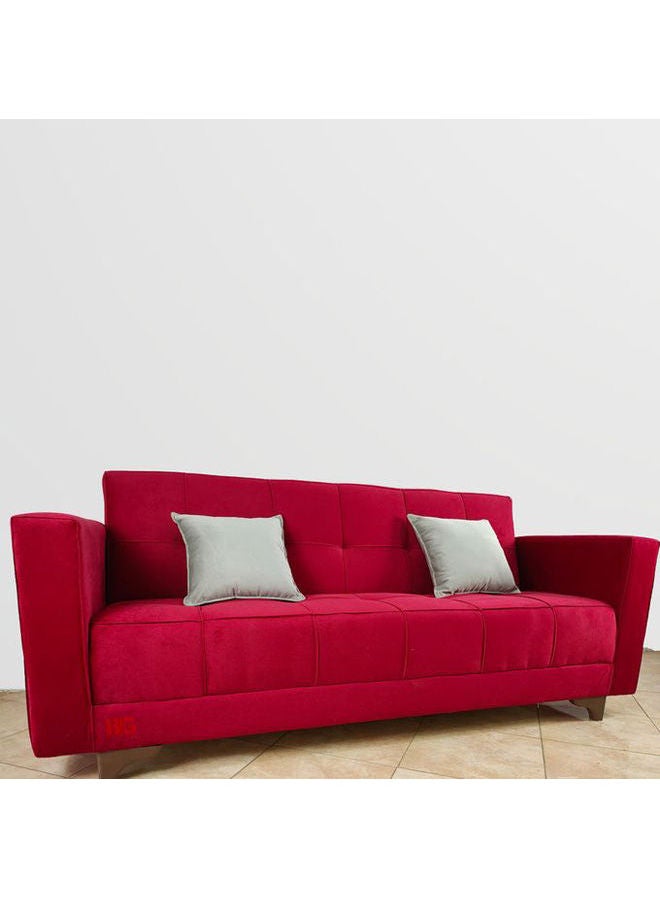 BIG Brimo Sofa Bed Red 200 x 120 x 43cm  - Image 1