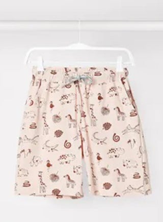 Boys Printed Shorts Pink/Red - v1634567070/N45999366V_1