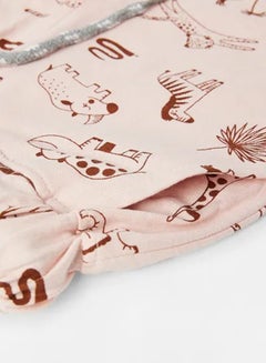 RAHA Boys Printed Shorts Light Pink/Maroon  - Image 3