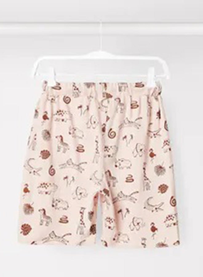 RAHA Boys Printed Shorts Pink/Red  - Image 2
