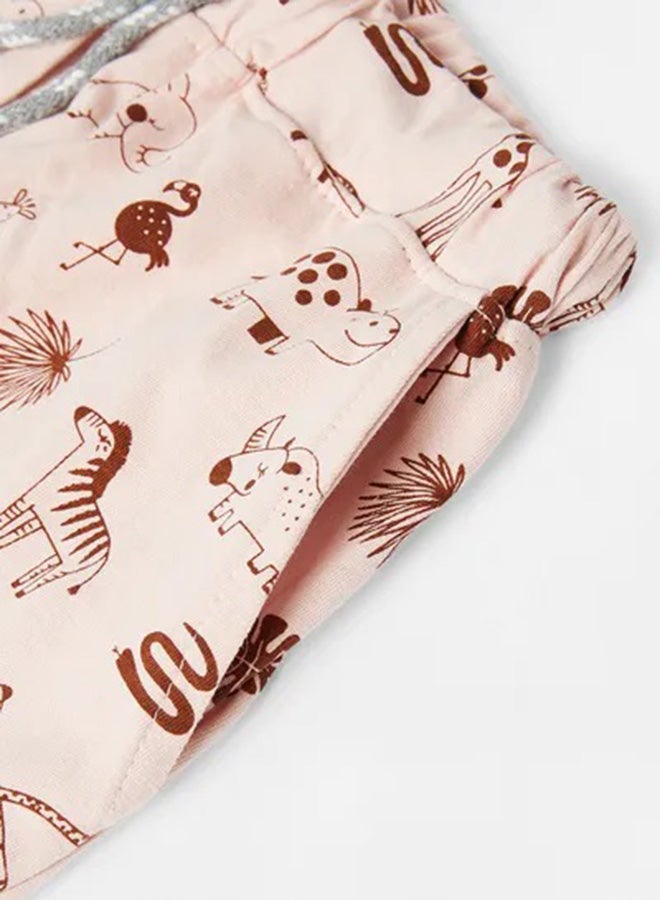 RAHA Boys Printed Shorts Pink/Red  - Image 3