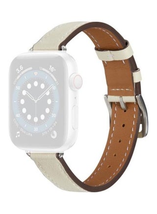 Ethnic Replacement Watchband for Apple Watch Series 1/2/3/4/5/6/7/SE 38/40/41mm White - v1634567173/N51422275A_1
