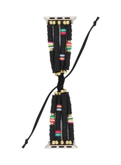 HuHa Bohemian Style Soft Ceramic Beaded Strap Black  - Image 1