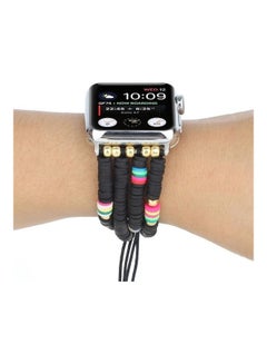 HuHa Bohemian Style Soft Ceramic Beaded Strap Black  - Image 2