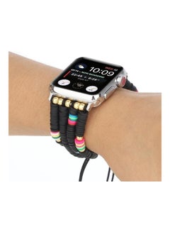 HuHa Bohemian Style Soft Ceramic Beaded Strap Black  - Image 3