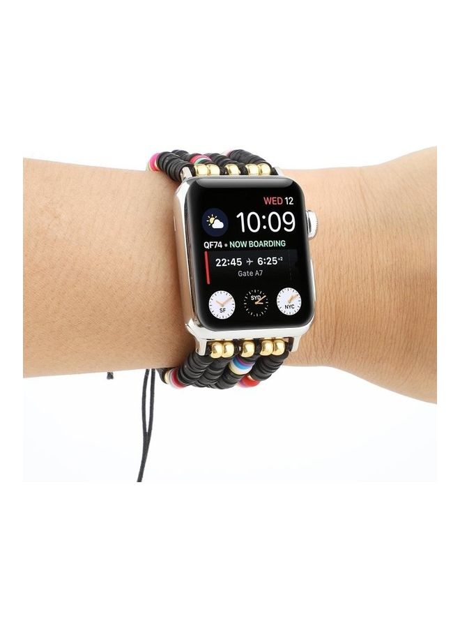 HuHa Bohemian Style Soft Ceramic Beaded Strap Black  - Image 5