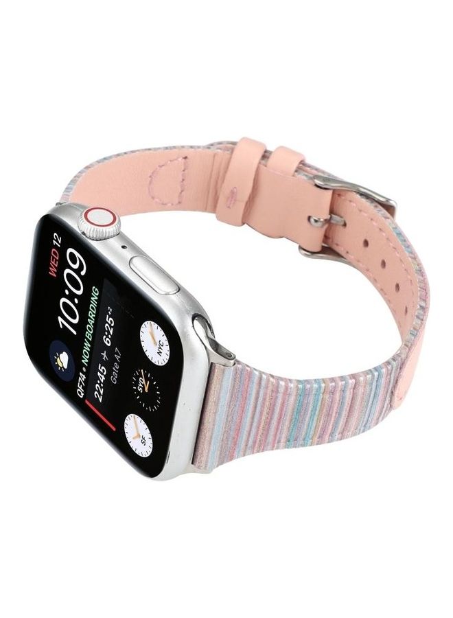 HuHa Replacement Watchband for Apple Watch Series 7/6/5/4/3/2/1/SE 38/40/41mm Pink - Image 4