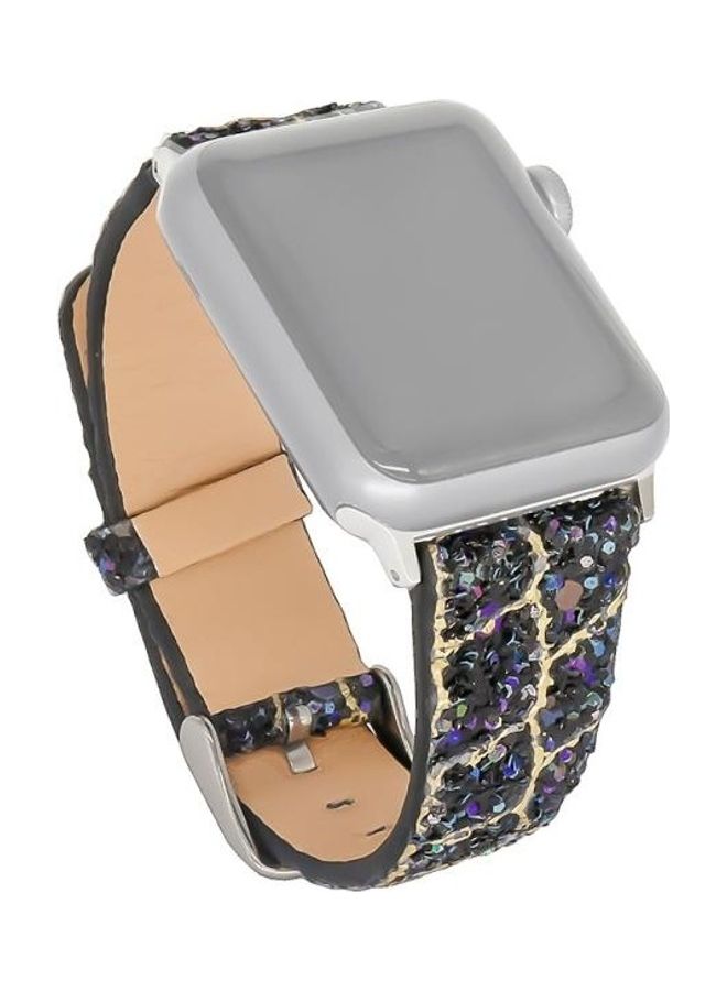 HuHa - Replacement Watchband For Apple Watch Black/Gold - Image 1