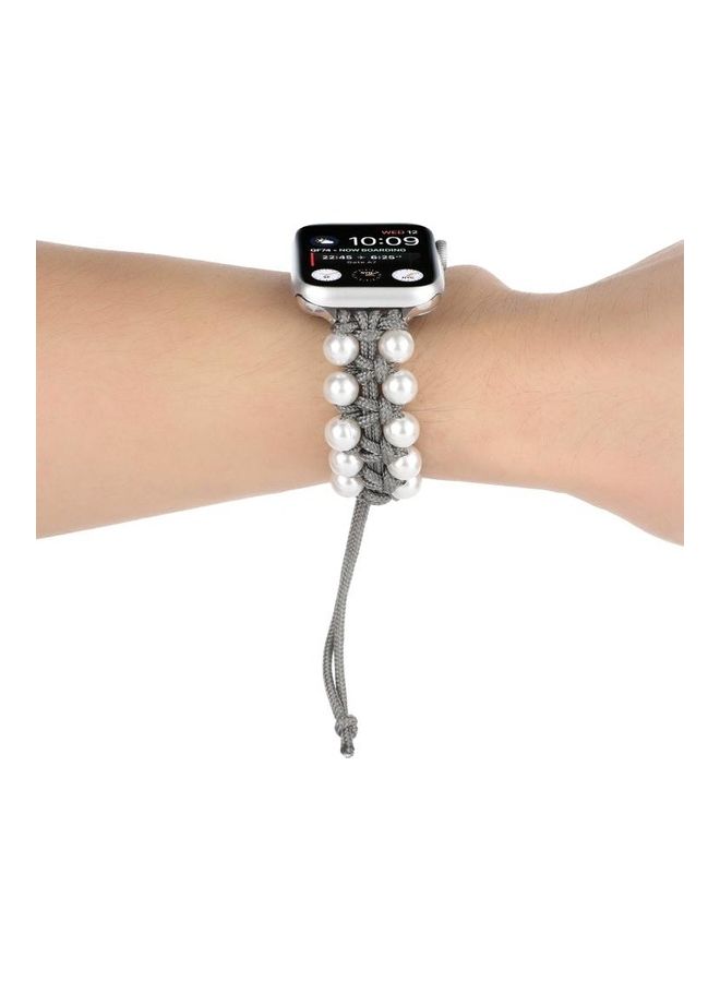 HuHa Umbrella Rope Bead Replacement Watchband Grey - Image 5