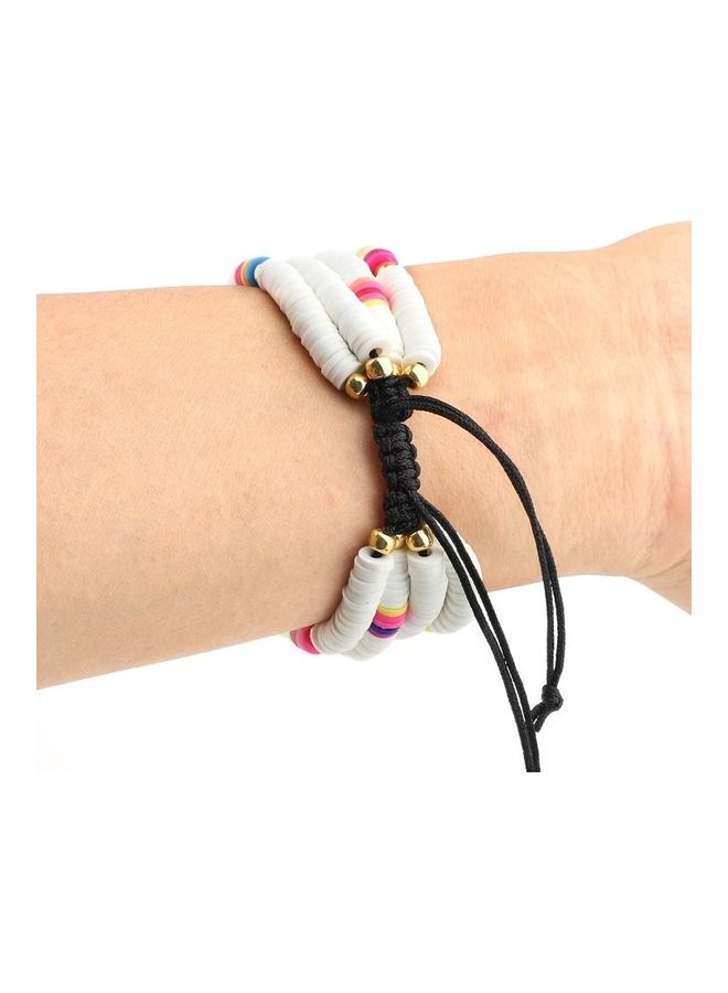 HuHa - Ethnic Replacement Watchband for Apple Watch Series 1/2/3/4/5/6/7/SE 38/40/41mm White - Image 1