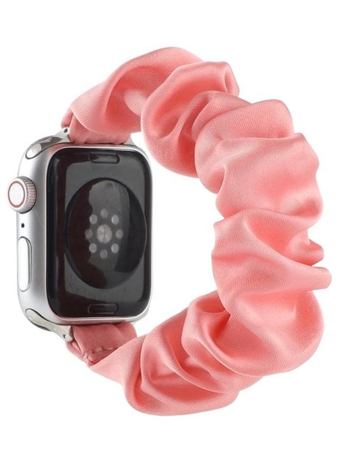 هوها سوار بديل لربطة الشعر على شكل وشاح وردي غامق - Image 2