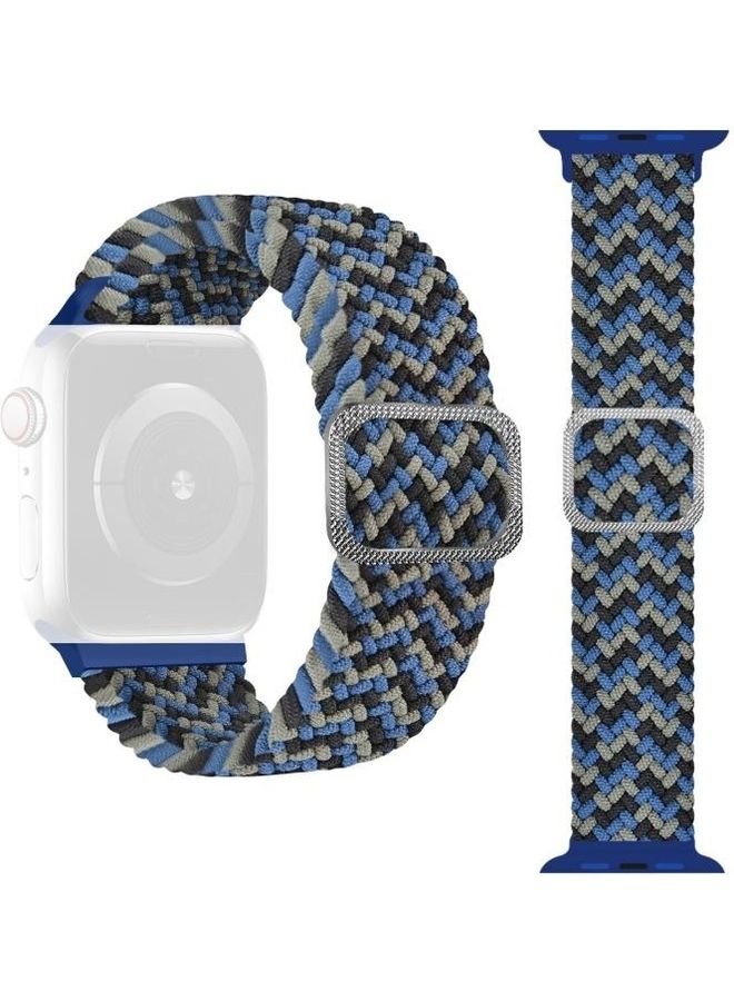 HuHa Ethnic Replacement Watchband for Apple Watch Series 1/2/3/4/5/6/7/SE 42/44/45mm Wave Pattern Camouflage - Image 1