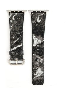 HuHa Fashion Marble Vein Texture Wrist Watch Band Black  - Image 1