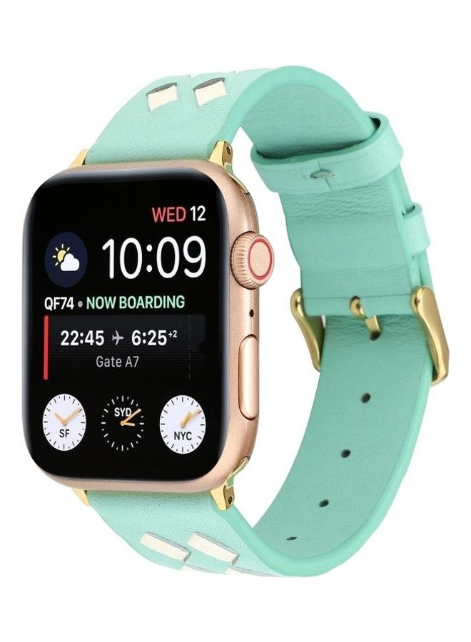 HuHa Replacement Watchband For Apple Watch Green/White - Image 3