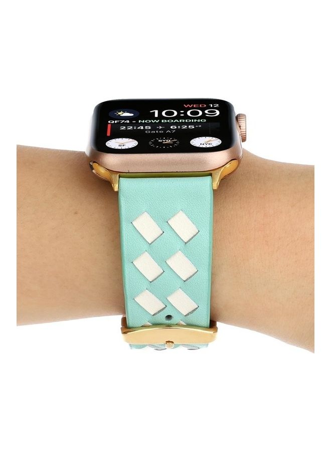 HuHa Replacement Watchband For Apple Watch Green/White - Image 5