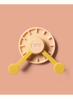 fashionhome Multi Purpose Creative Clock Hook Orange 5x7.3cm  - Image 1