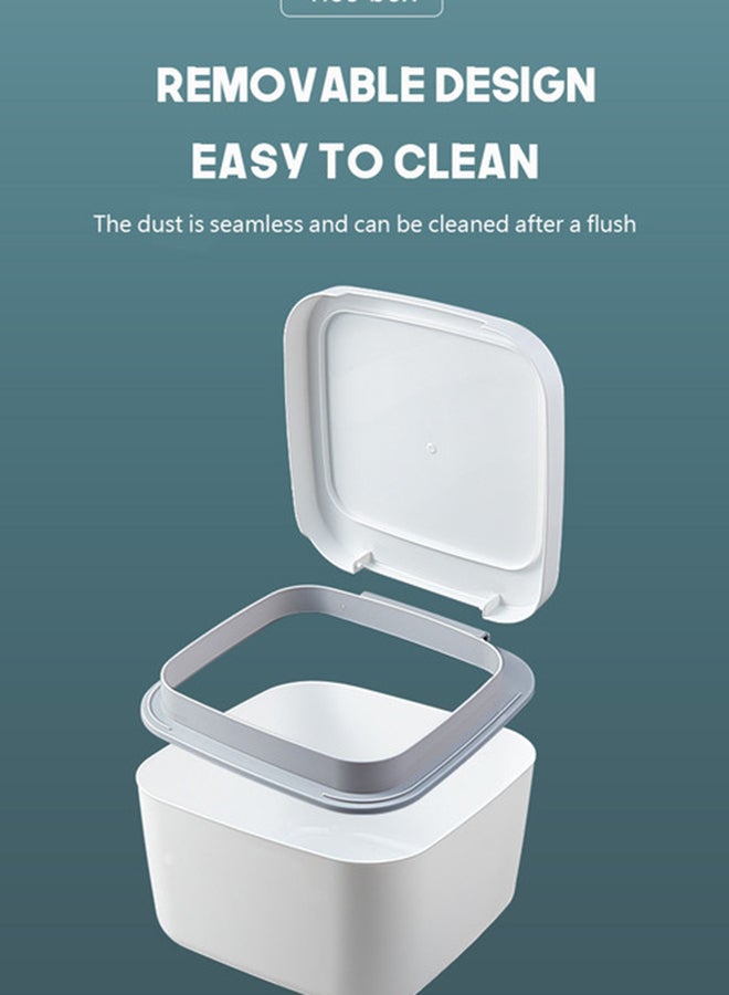 fashionhome - Multi layer Rice Storage Box White 24x24x17cm - Image 1