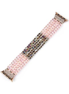 Replacement Watchband For Apple Watch Crystal Pink