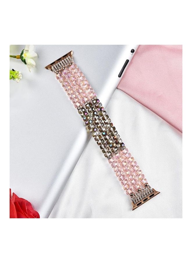 HuHa - Replacement Watchband For Apple Watch Crystal Pink - Image 1