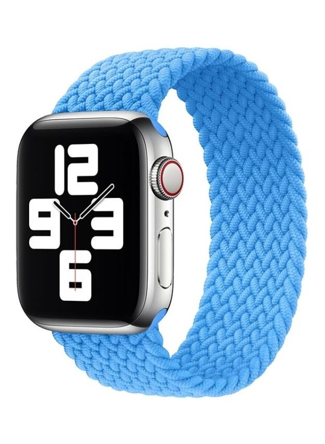 HuHa Metal Head Braided Solid Colour Replacement Watchband Sky Blue - Image 2