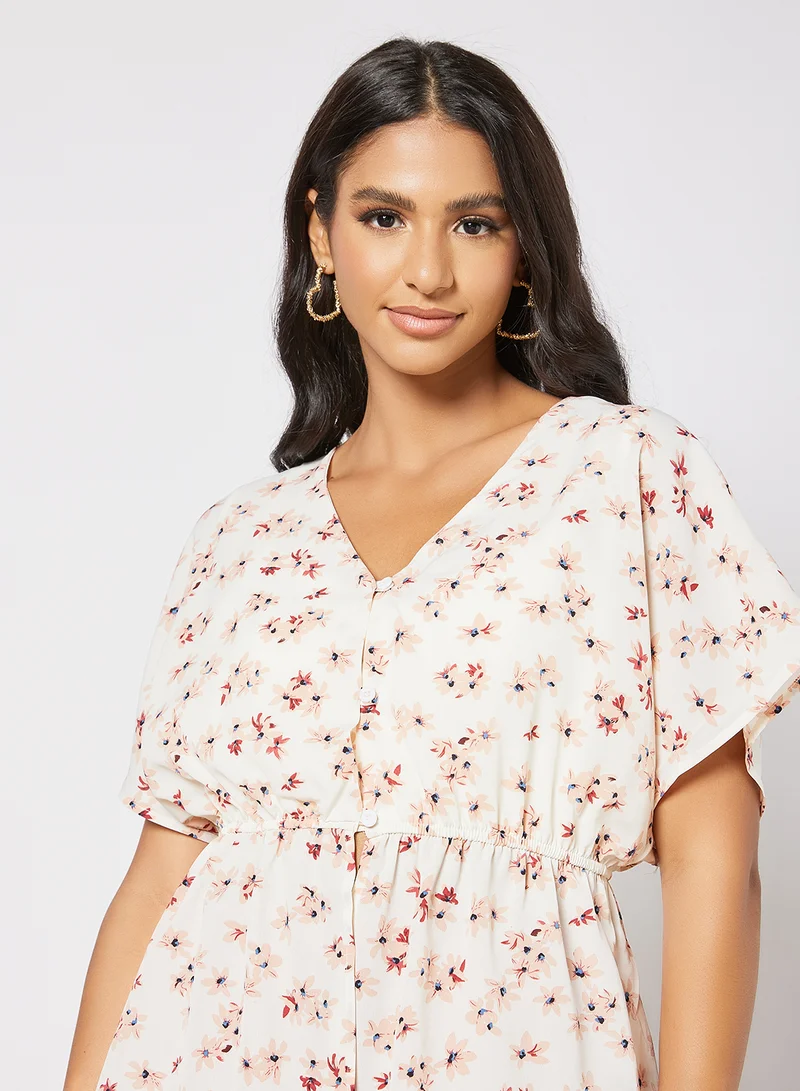 LABEL RAIL Floral Print Top