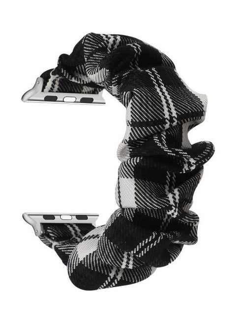 Replacement Watchband For Apple Watch Black/White