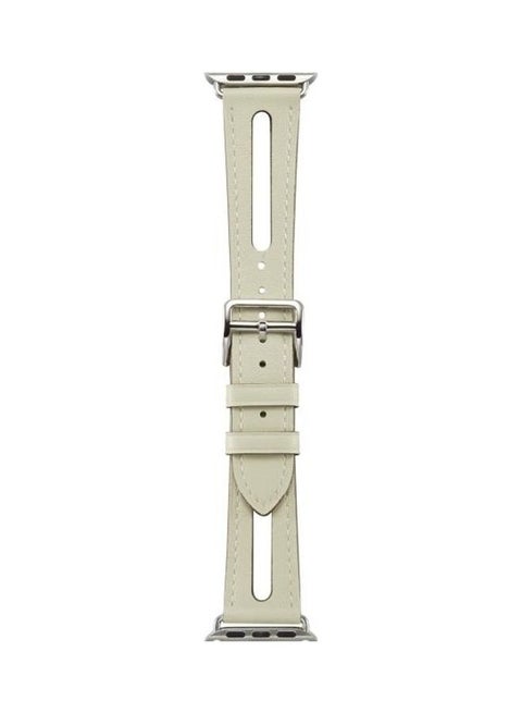 Replacement Watchband For Apple Watch Creamy White
