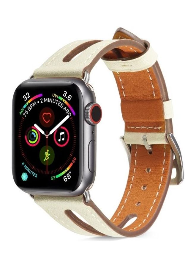 HuHa - Replacement Watchband For Apple Watch Creamy White - Image 1