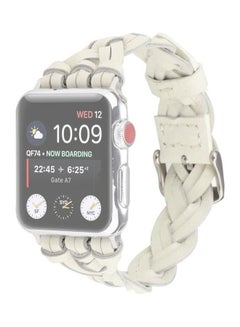 Replacement Watchband for Apple Watch Series 7/6/5/4/3/2/1/SE 42/44/45mm White