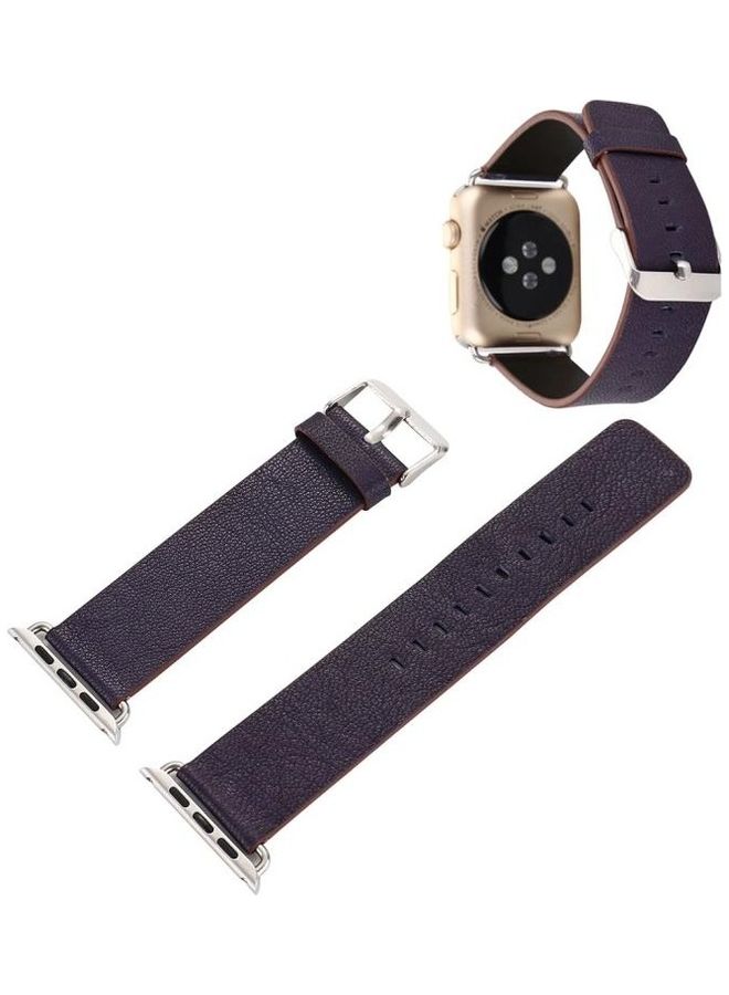 HuHa Replacement Watchband for Apple Watch Series 3/2/1 38mm Navy Blue - Image 1