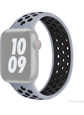 Replacement Strap For Apple Watch Series Grey/Black - v1634569595/N51419112A_1