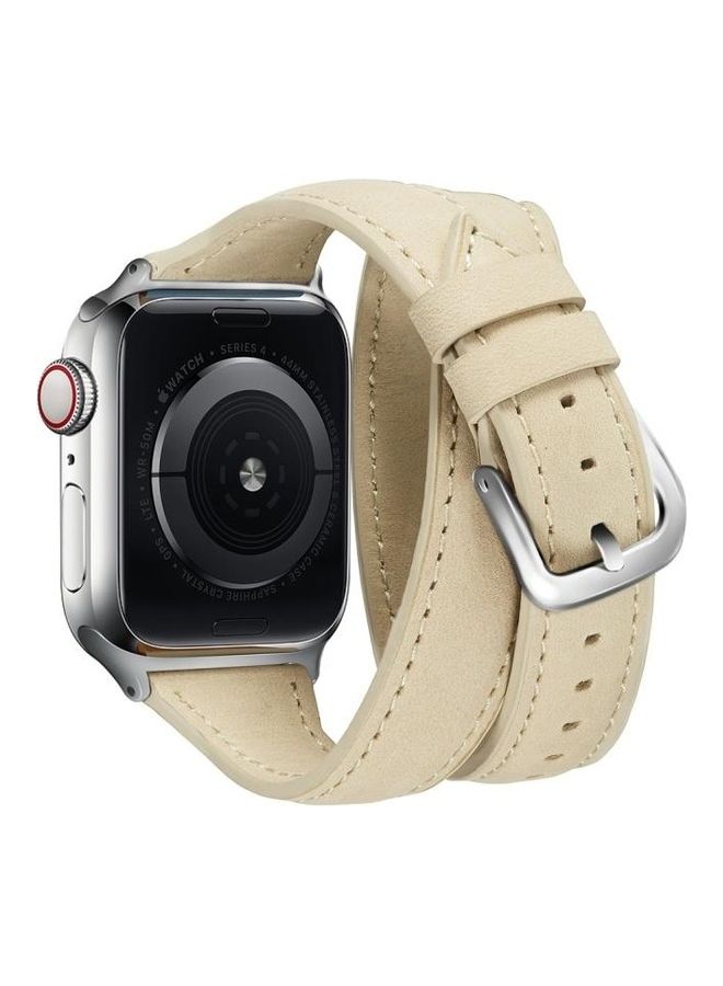 HuHa Replacement Watchband For Apple Watch Creamy White  - Image 3