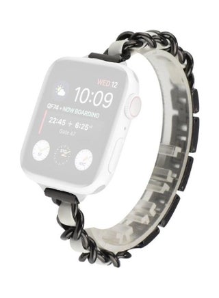 Replacement Strap For Apple Watch Series Black/White - v1634569988/N51416593A_1
