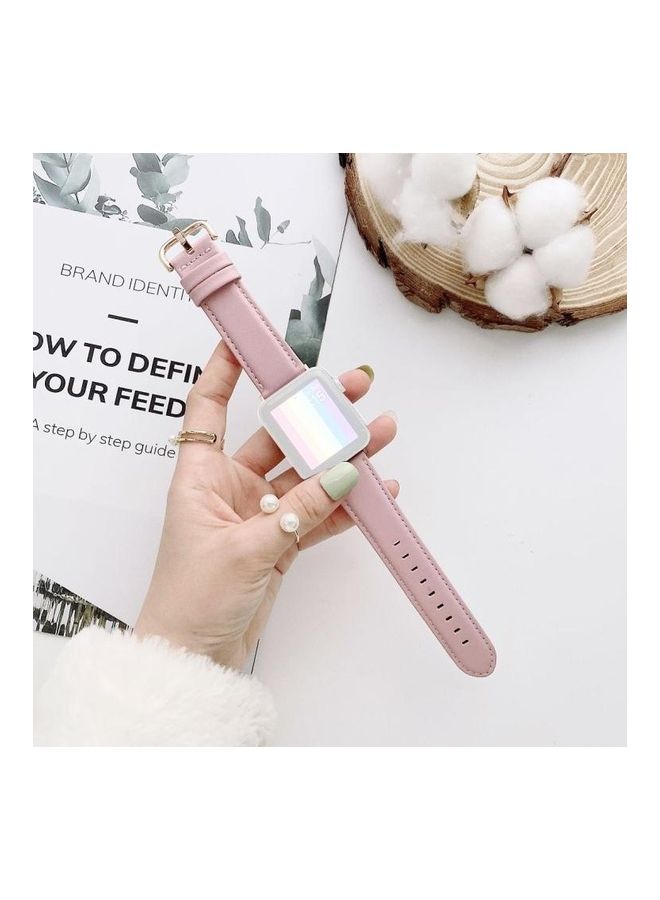 HuHa Ethnic Replacement Watchband for Apple Watch Series 1/2/3/4/5/6/7/SE 42/44/45mm Pink - Image 1