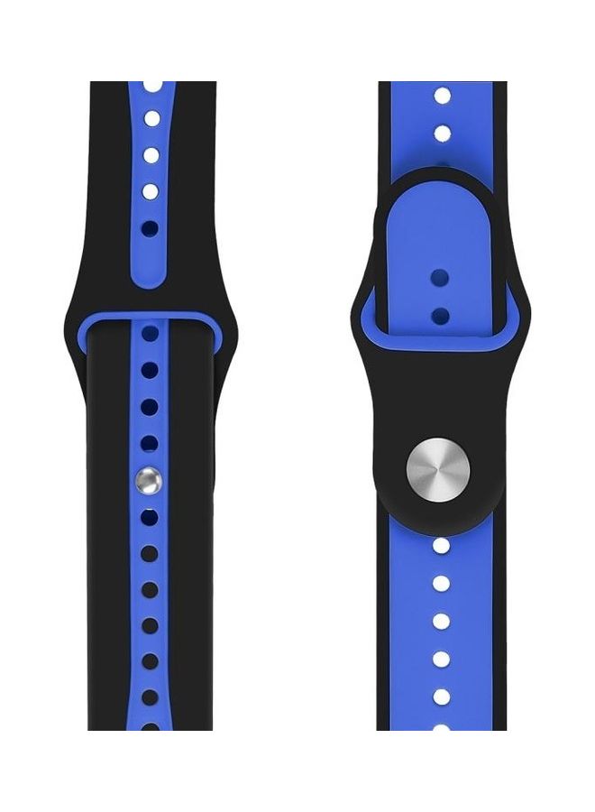 HuHa Replacement Strap For Apple Watch Series Black/Blue - Image 2