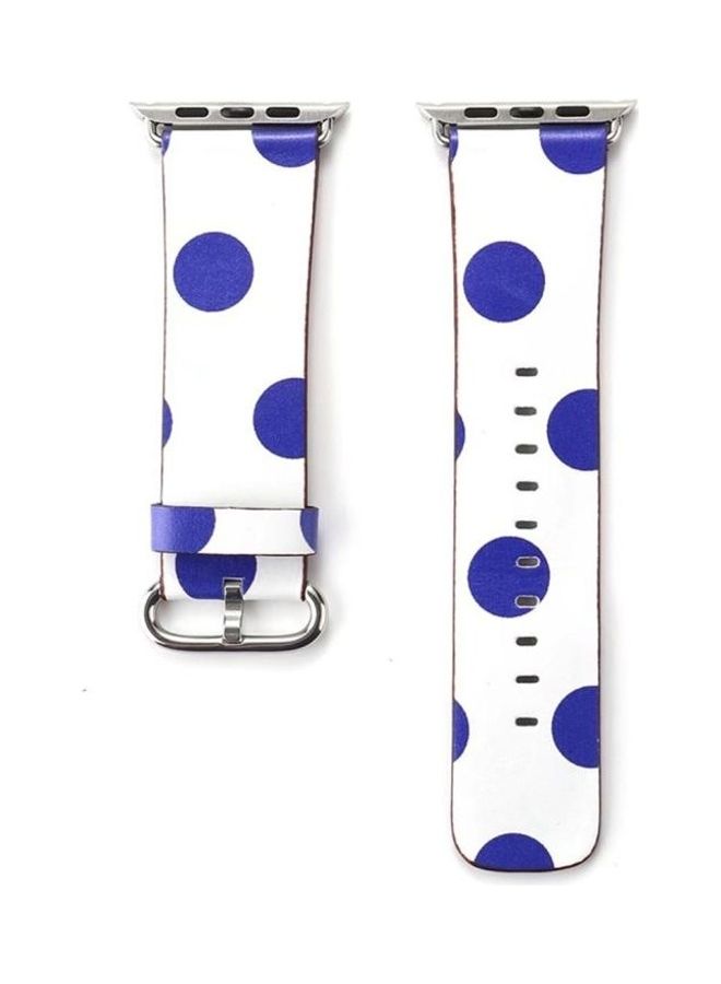 HuHa Fashion Pattern Genuine Leather Wrist Watch Band For Apple Watch Series 1/2/3 38mm Multicolour  - Image 2