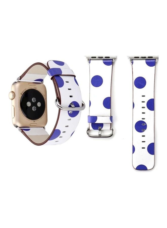 HuHa Fashion Pattern Genuine Leather Wrist Watch Band For Apple Watch Series 1/2/3 38mm Multicolour  - Image 1