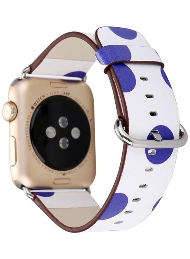 HuHa Fashion Pattern Genuine Leather Wrist Watch Band For Apple Watch Series 1/2/3 38mm Multicolour  - Image 3
