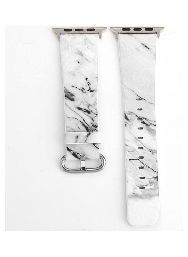 HuHa Ethnic Style Replacement Watchband for Apple Watch Series 3/2/1 38mm White - Image 2