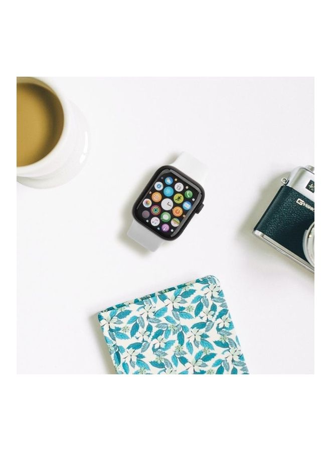 HuHa Double Wear TPU Silica Gel Replacement Watchbands For Apple Watch Series 1/2/3/4/5/6/7/SE 38-40-41mm White - Image 4