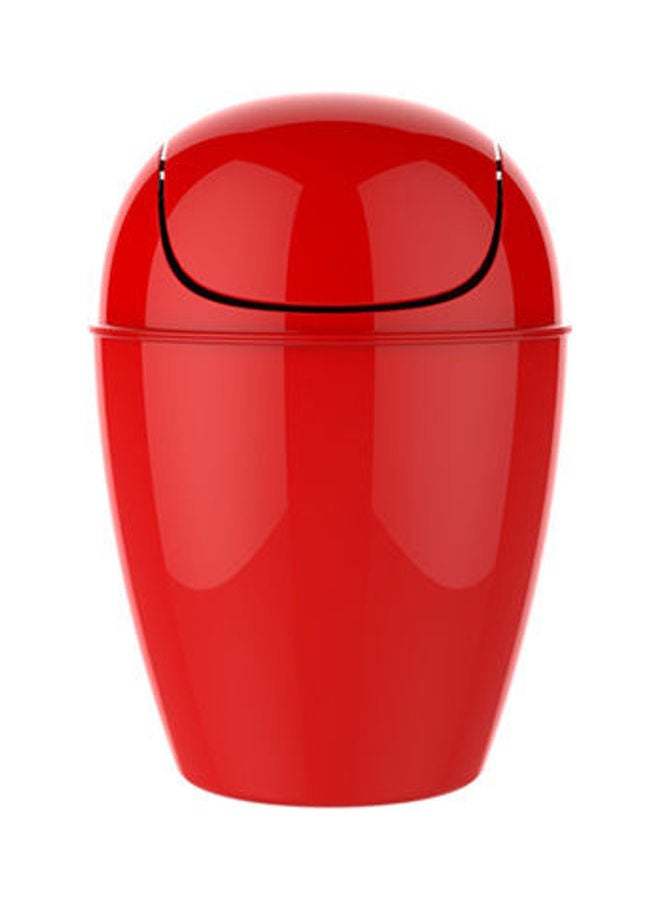 m-design Tidy Casa Swing Bin - 12L Red 28 x 28 x 32cm 