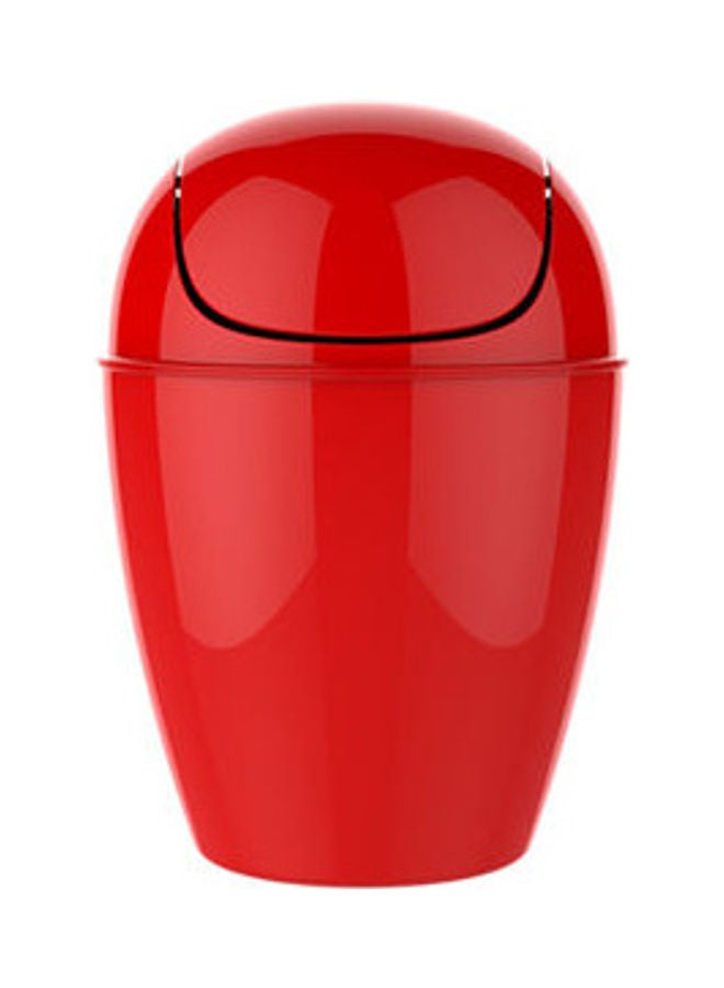 m-design Tidy Casa Swing Bin - 5L Red 21 x 21 x 24cm 