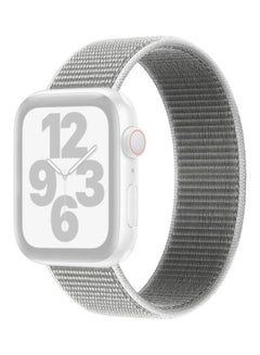 Single Lap Nylon Replacement Watchband, Size: XS 128mm for Apple Watch Series 7/6/SE/5/4/3/2/1 38/40/41mm Seashell