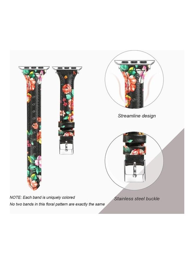 HuHa Replacement Watchband For Apple Watch Black /Red - Image 1