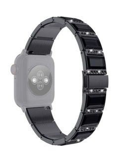 Replacement Strap For Apple Watch Series Black/Black