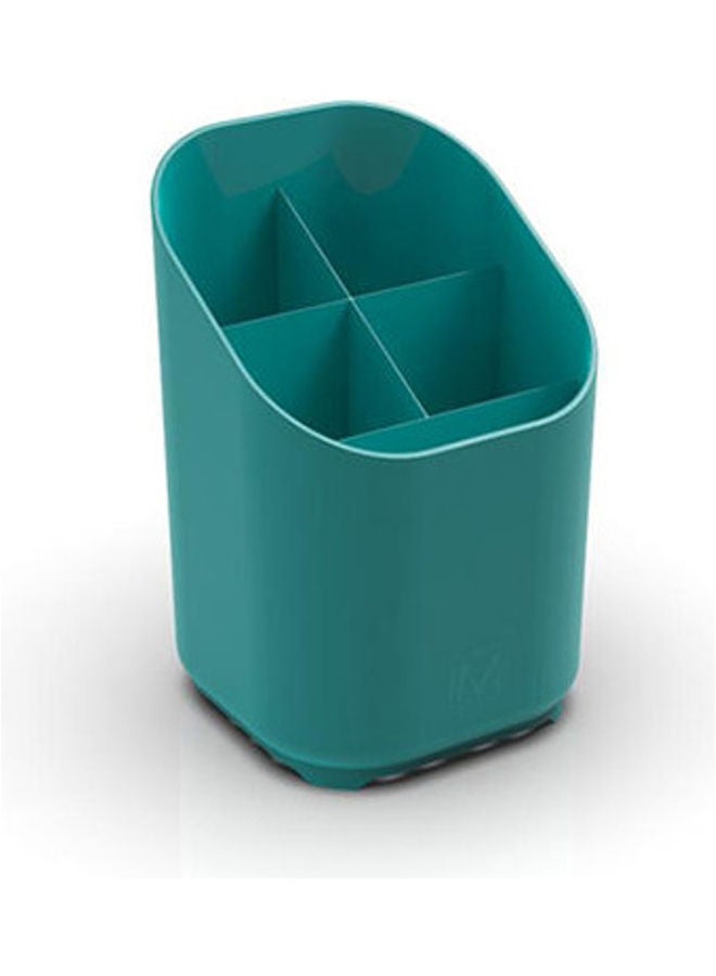 Cutlery Drainer Teal 12.5 x 12.5 x 18.6cm - v1634573677/N51434548A_1