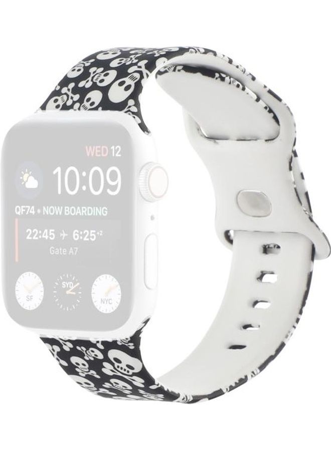 HuHa Ethnic Replacement Watchband for Apple Watch Series 1/2/3/4/5/6/7/SE 42/44/45mm Lace - Image 1