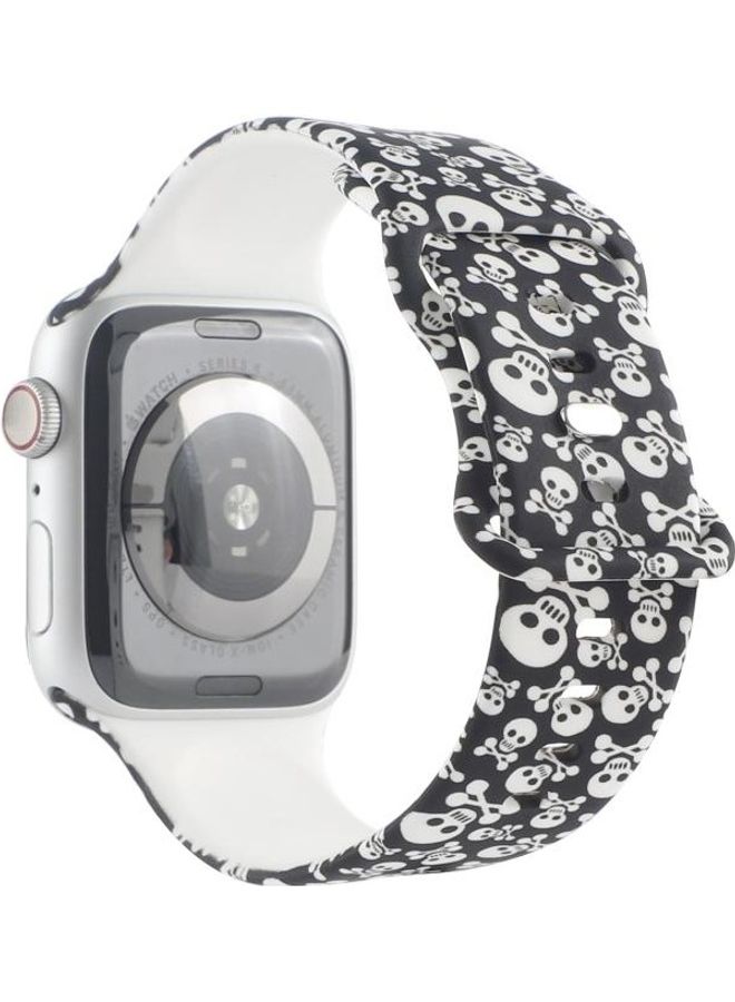 HuHa Ethnic Replacement Watchband for Apple Watch Series 1/2/3/4/5/6/7/SE 42/44/45mm Lace - Image 3