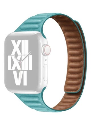 Slimming Loop Magnetic Replacement Watchband For Apple Watch Series 7/6/SE/5/4/3/2/1 45/44/42mm Lake Blue - v1634574456/N51419308A_1