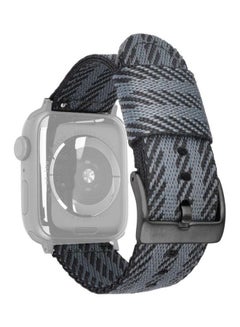 Replacement Watchband For Apple Watch Black/Grey